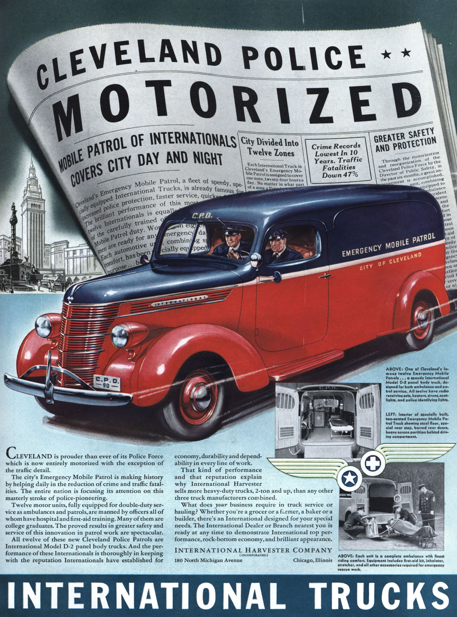 1939 International Auto Advertising